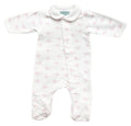 Pink Mouse Magnetic Footed Onesie