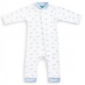 Blue Mouse Magnetic Footless Romper