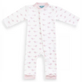 Pink Mouse Magnetic Footless Romper