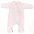 Pale Pink Magnetic Footed Onesie